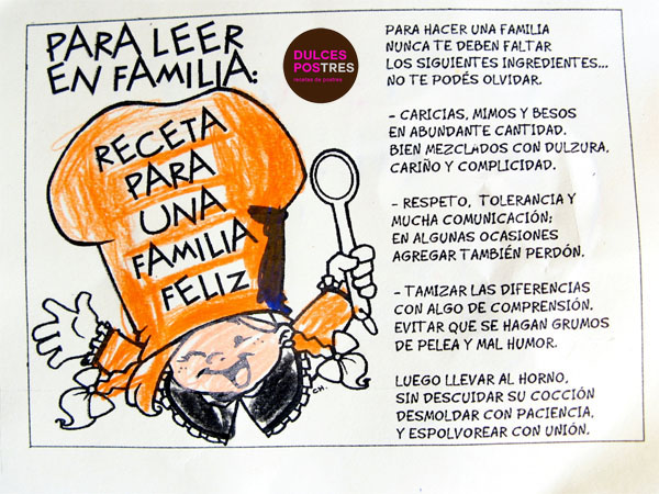 Top 44+ imagen receta familia feliz