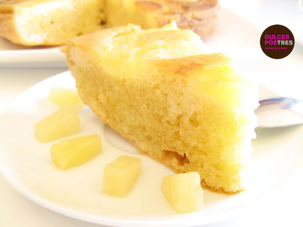 tarta de piña muy irresistible