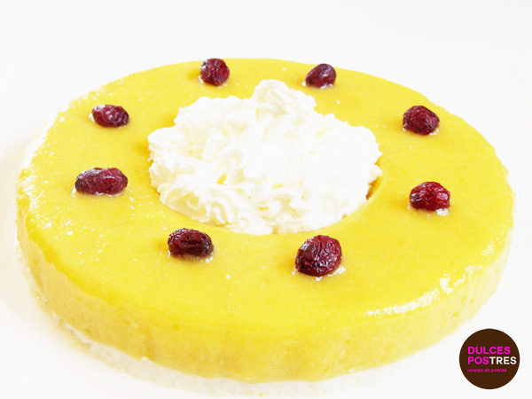 bavarois de yogurt en rosco