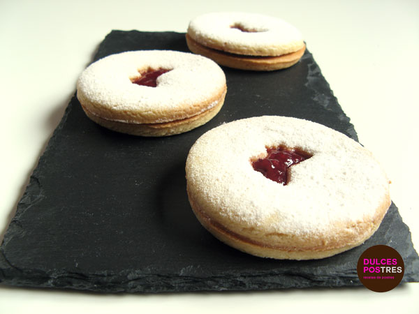 Receta de galletas Jammy Dodgers