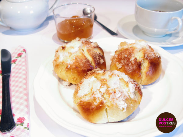 Receta de bollos suizos