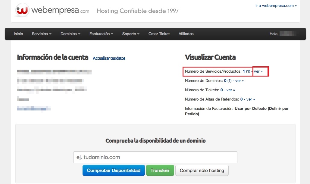 Instalación de WordPress registro