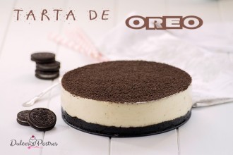 Receta Tarta de Oreo - Dulcespostres.com