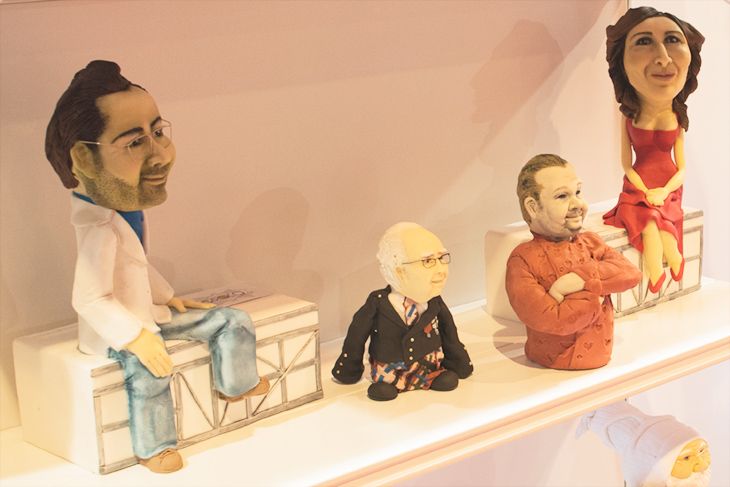 Personajes de fondant de Barroco Cakes