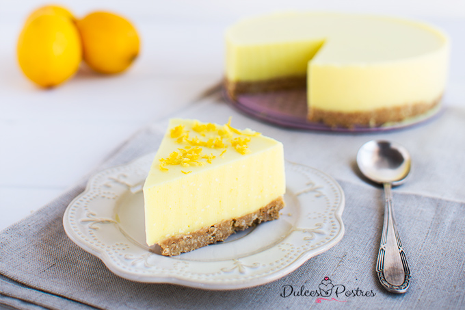 Tarta de limon fria