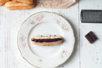 eclairs de chocolate